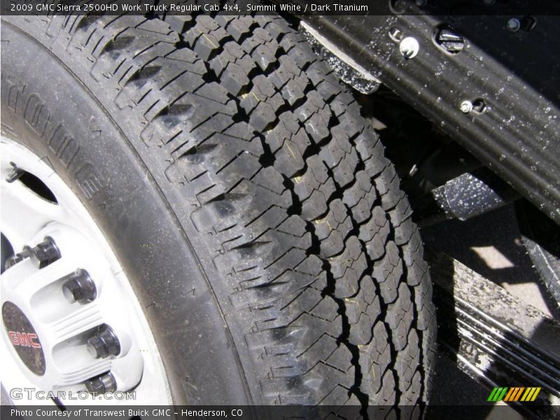 Summit White / Dark Titanium 2009 GMC Sierra 2500HD Work Truck Regular Cab 4x4