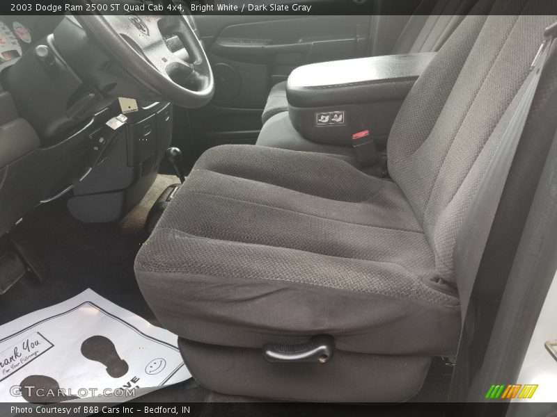 Bright White / Dark Slate Gray 2003 Dodge Ram 2500 ST Quad Cab 4x4