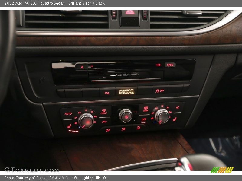 Brilliant Black / Black 2012 Audi A6 3.0T quattro Sedan