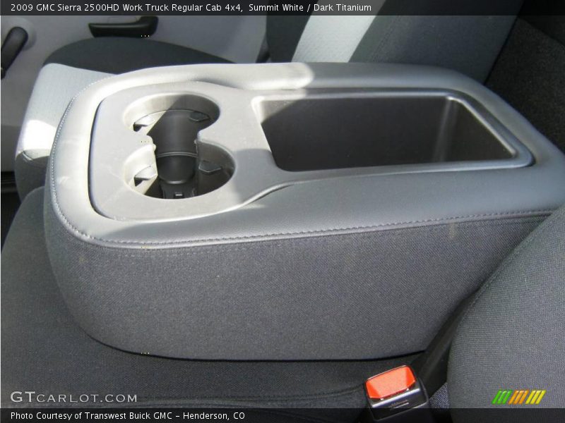 Summit White / Dark Titanium 2009 GMC Sierra 2500HD Work Truck Regular Cab 4x4