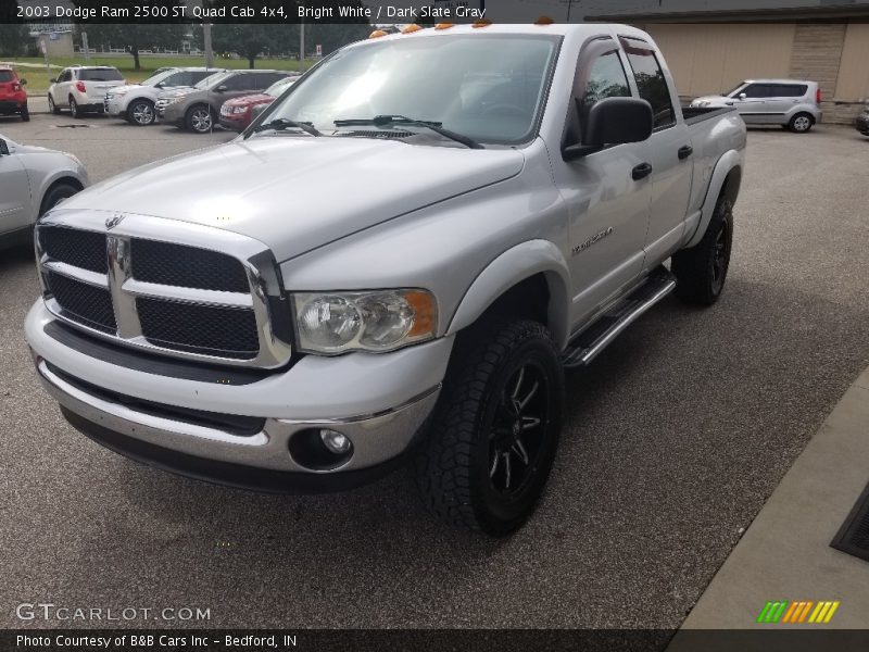 Bright White / Dark Slate Gray 2003 Dodge Ram 2500 ST Quad Cab 4x4
