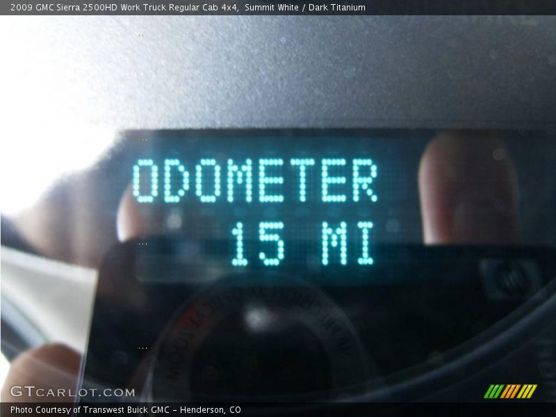 Summit White / Dark Titanium 2009 GMC Sierra 2500HD Work Truck Regular Cab 4x4