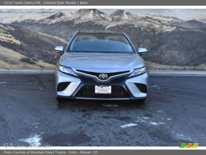 Celestial Silver Metallic / Black 2019 Toyota Camry XSE