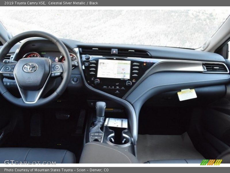 Celestial Silver Metallic / Black 2019 Toyota Camry XSE