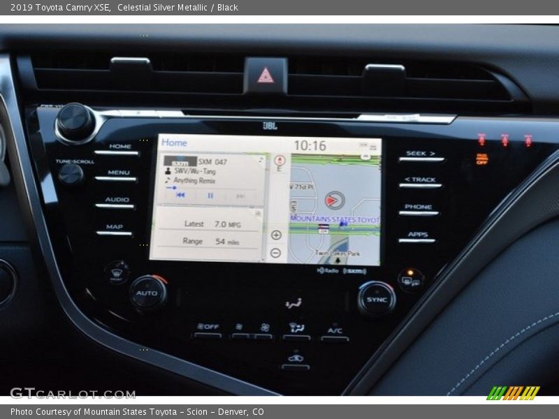 Celestial Silver Metallic / Black 2019 Toyota Camry XSE