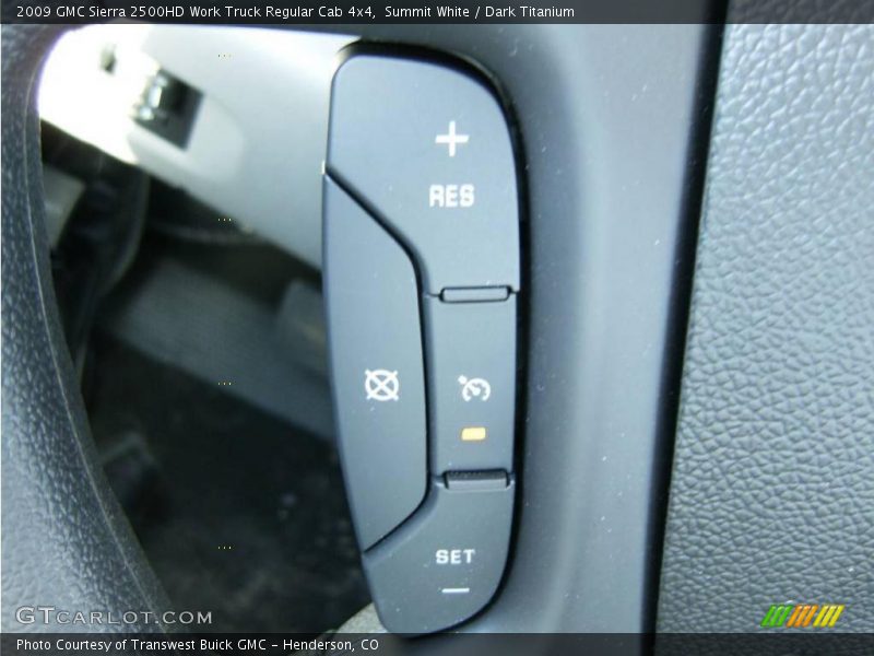 Summit White / Dark Titanium 2009 GMC Sierra 2500HD Work Truck Regular Cab 4x4