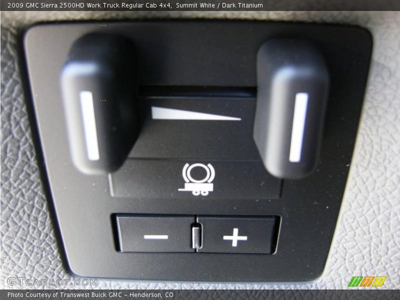 Summit White / Dark Titanium 2009 GMC Sierra 2500HD Work Truck Regular Cab 4x4