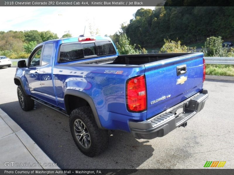 Kinetic Blue Metallic / Jet Black 2018 Chevrolet Colorado ZR2 Extended Cab 4x4