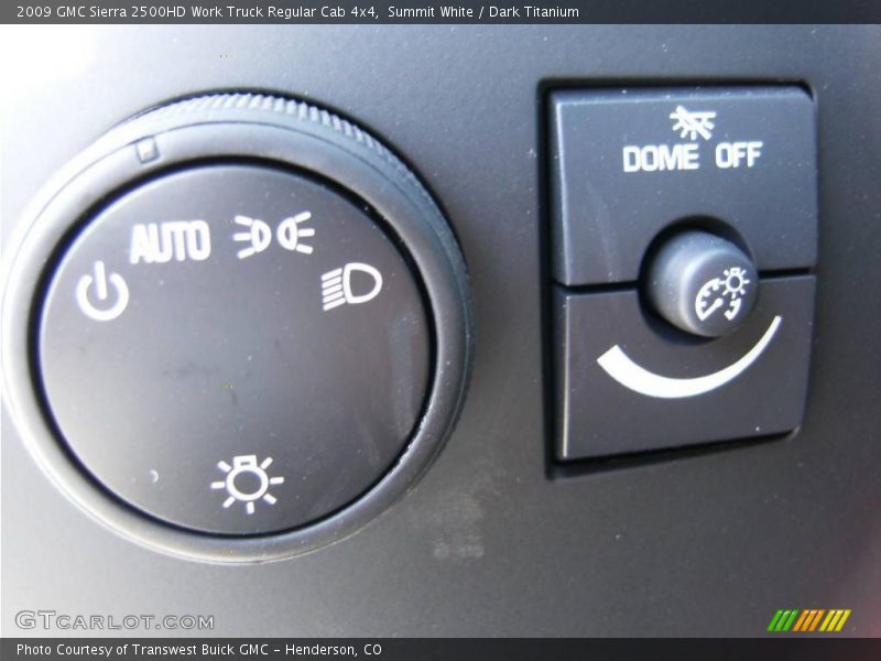 Summit White / Dark Titanium 2009 GMC Sierra 2500HD Work Truck Regular Cab 4x4