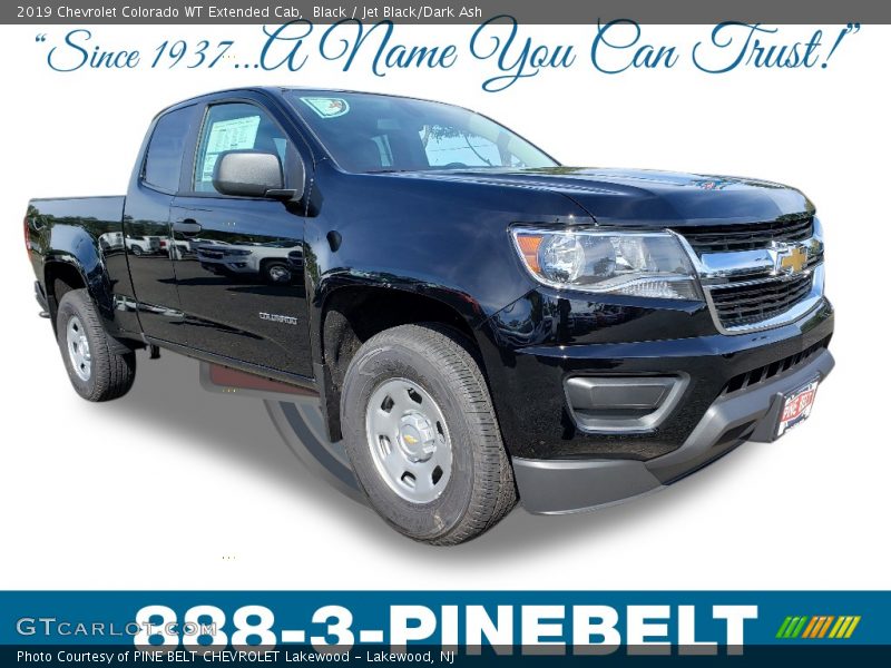 Black / Jet Black/Dark Ash 2019 Chevrolet Colorado WT Extended Cab
