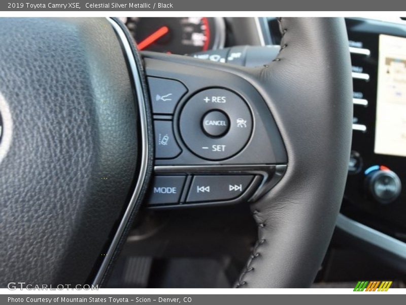 Celestial Silver Metallic / Black 2019 Toyota Camry XSE