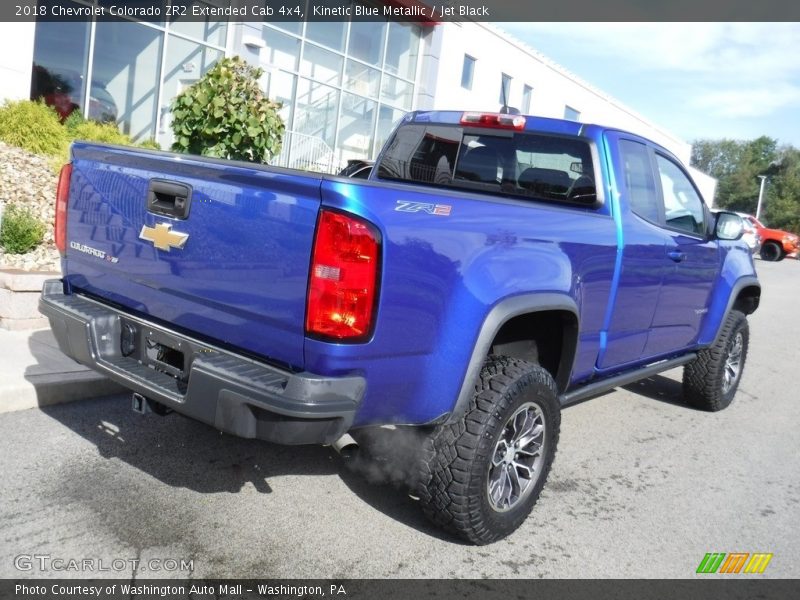 Kinetic Blue Metallic / Jet Black 2018 Chevrolet Colorado ZR2 Extended Cab 4x4