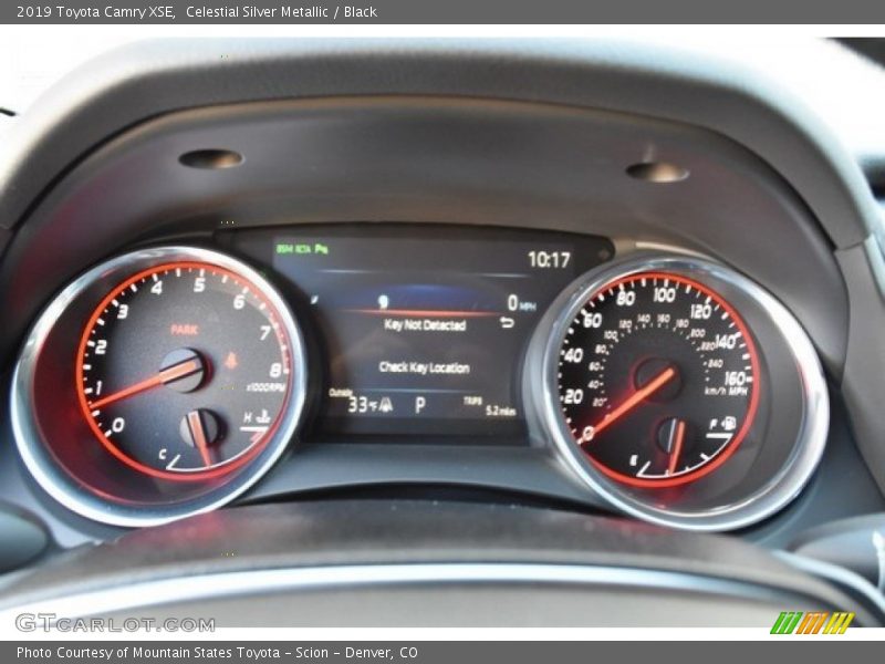 Celestial Silver Metallic / Black 2019 Toyota Camry XSE