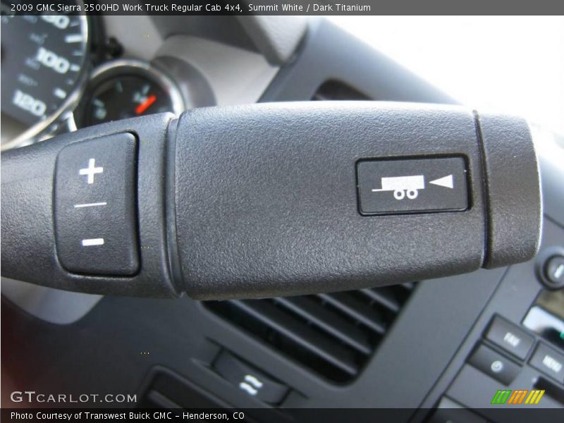 Summit White / Dark Titanium 2009 GMC Sierra 2500HD Work Truck Regular Cab 4x4