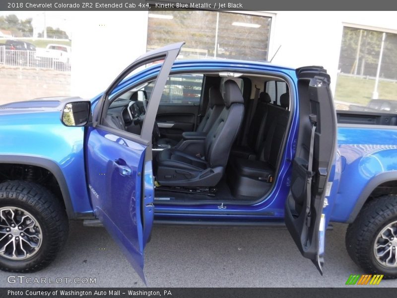 Kinetic Blue Metallic / Jet Black 2018 Chevrolet Colorado ZR2 Extended Cab 4x4