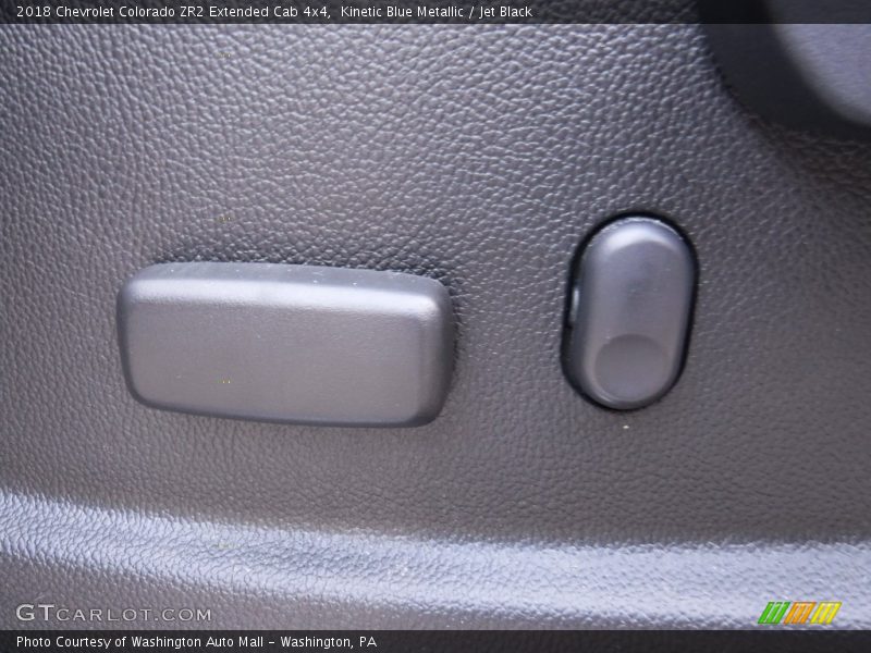 Kinetic Blue Metallic / Jet Black 2018 Chevrolet Colorado ZR2 Extended Cab 4x4