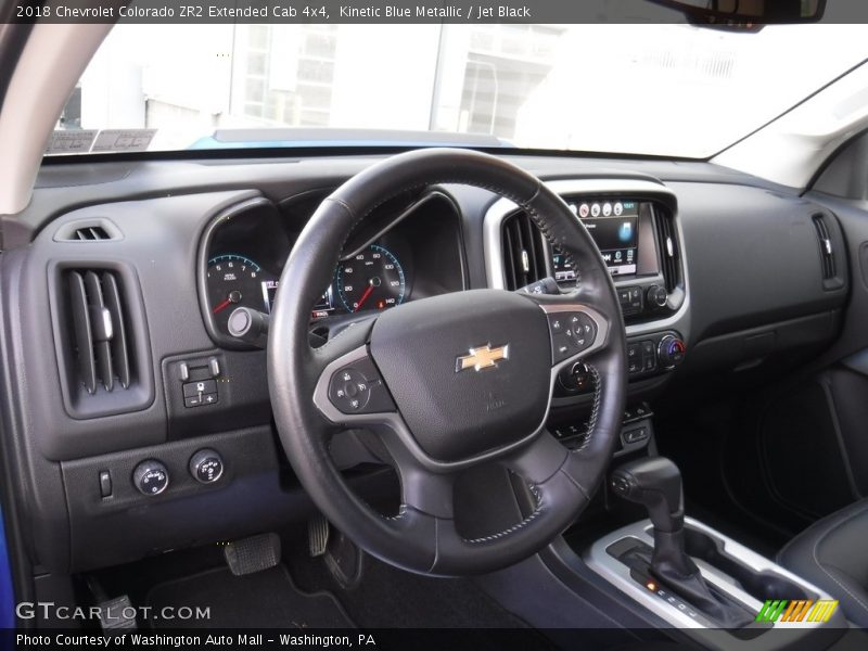 Kinetic Blue Metallic / Jet Black 2018 Chevrolet Colorado ZR2 Extended Cab 4x4