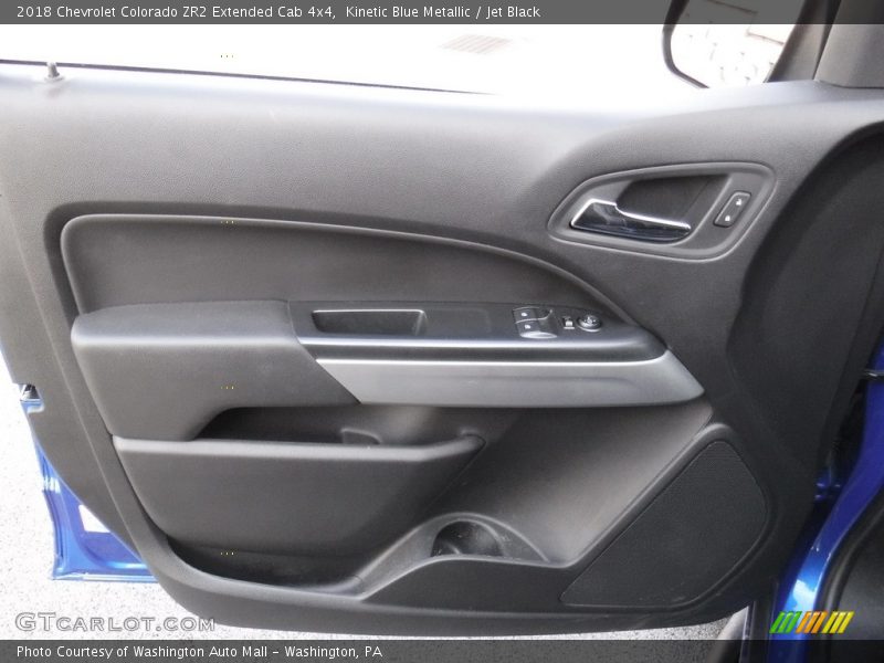 Kinetic Blue Metallic / Jet Black 2018 Chevrolet Colorado ZR2 Extended Cab 4x4
