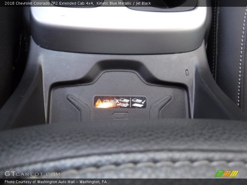 Kinetic Blue Metallic / Jet Black 2018 Chevrolet Colorado ZR2 Extended Cab 4x4