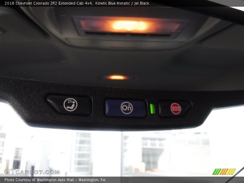 Kinetic Blue Metallic / Jet Black 2018 Chevrolet Colorado ZR2 Extended Cab 4x4