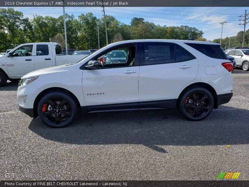 Iridescent Pearl Tricoat / Jet Black 2019 Chevrolet Equinox LT AWD