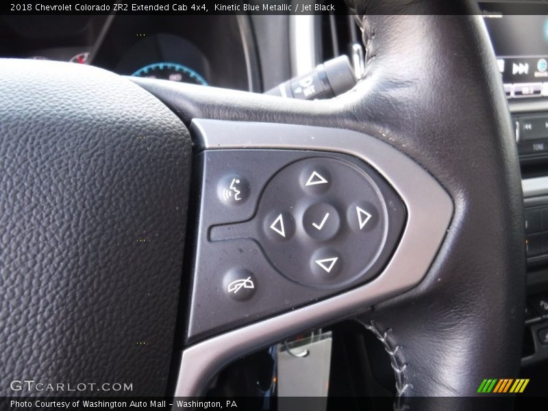 Kinetic Blue Metallic / Jet Black 2018 Chevrolet Colorado ZR2 Extended Cab 4x4