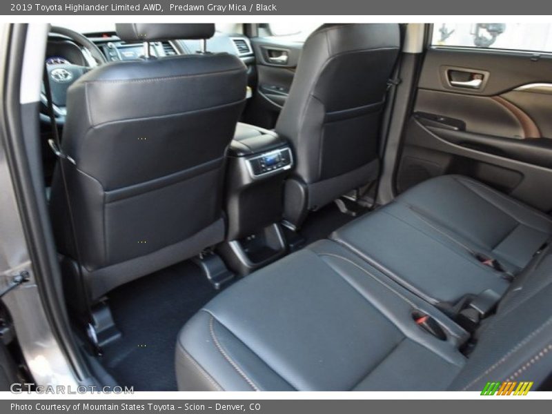 Rear Seat of 2019 Highlander Limited AWD