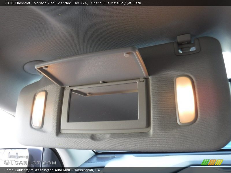 Kinetic Blue Metallic / Jet Black 2018 Chevrolet Colorado ZR2 Extended Cab 4x4