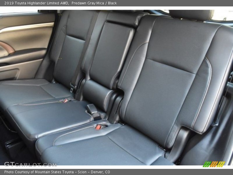 Rear Seat of 2019 Highlander Limited AWD