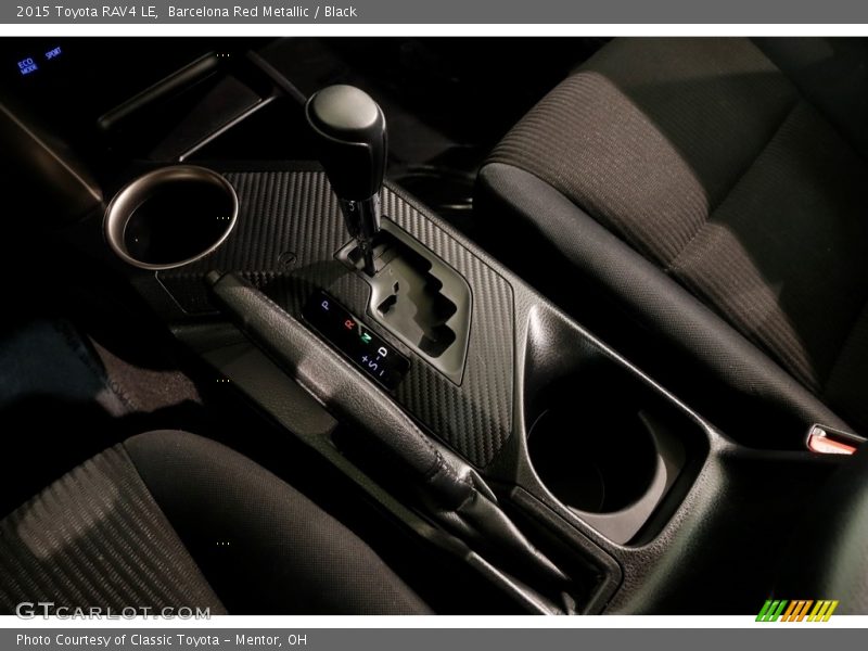Barcelona Red Metallic / Black 2015 Toyota RAV4 LE