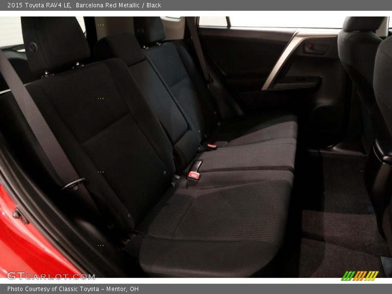 Barcelona Red Metallic / Black 2015 Toyota RAV4 LE