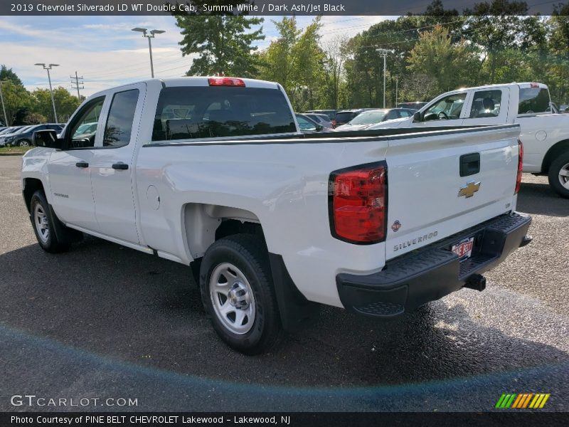 Summit White / Dark Ash/Jet Black 2019 Chevrolet Silverado LD WT Double Cab