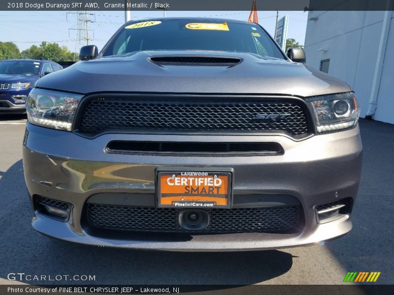 Granite Metallic / Black 2018 Dodge Durango SRT AWD