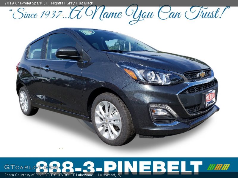 Nightfall Grey / Jet Black 2019 Chevrolet Spark LT