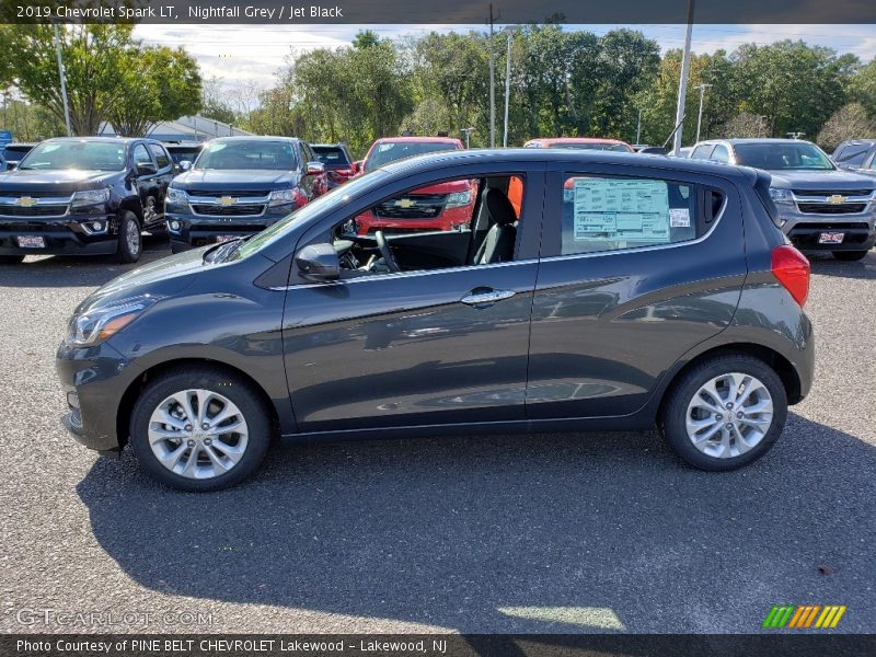 Nightfall Grey / Jet Black 2019 Chevrolet Spark LT