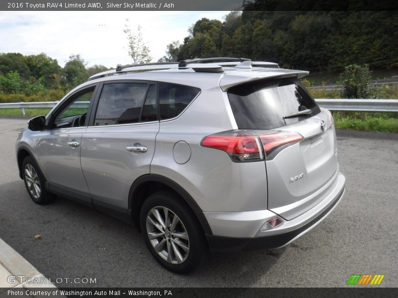 Silver Sky Metallic / Ash 2016 Toyota RAV4 Limited AWD