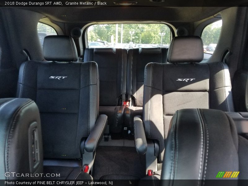 Rear Seat of 2018 Durango SRT AWD