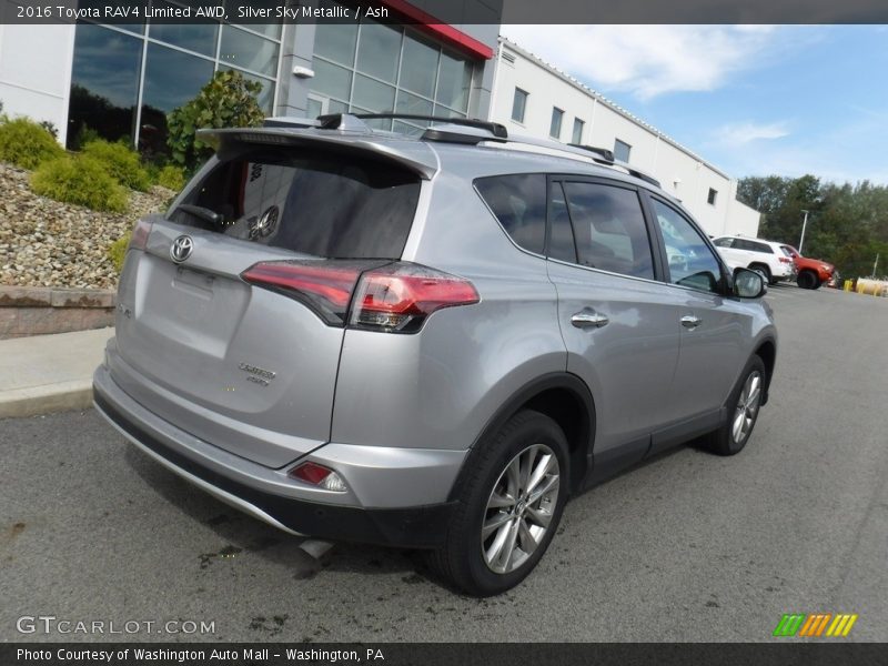 Silver Sky Metallic / Ash 2016 Toyota RAV4 Limited AWD