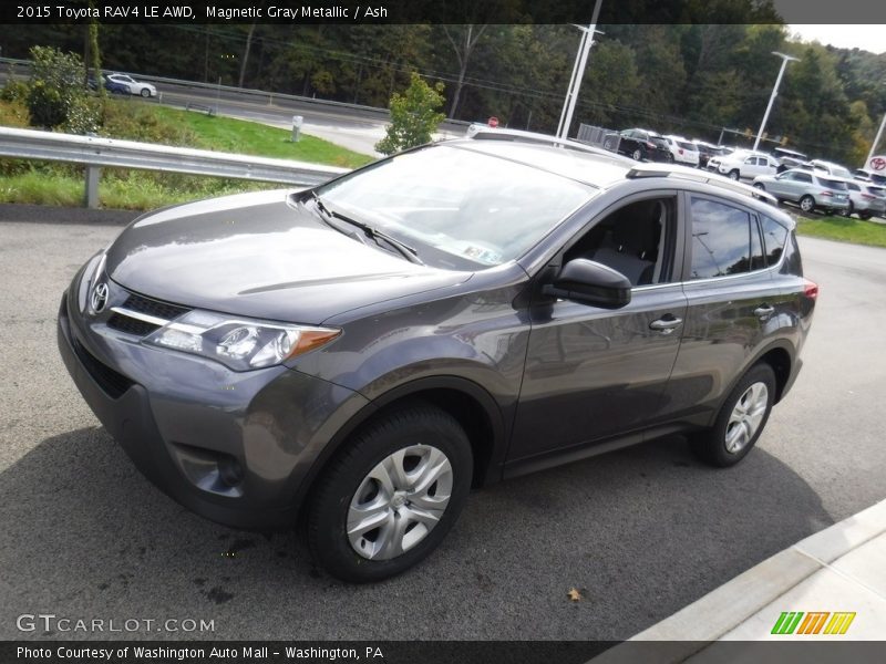 Magnetic Gray Metallic / Ash 2015 Toyota RAV4 LE AWD