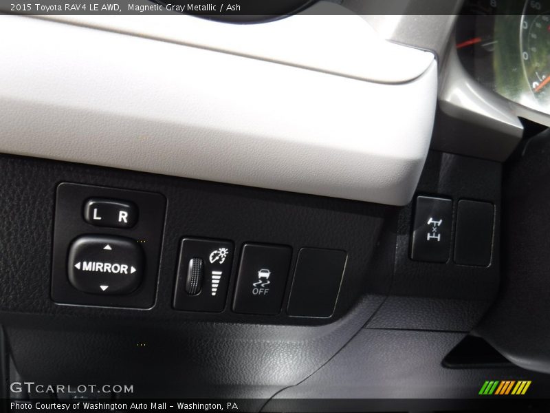 Magnetic Gray Metallic / Ash 2015 Toyota RAV4 LE AWD