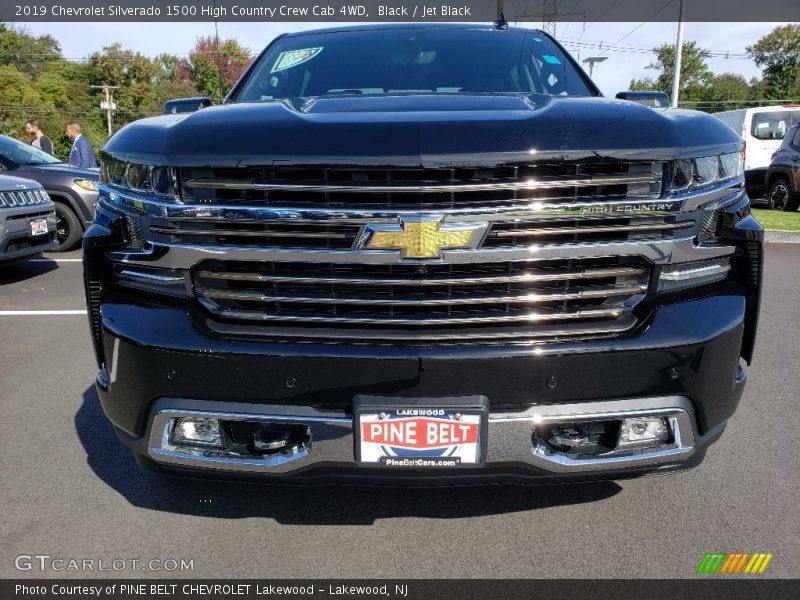 Black / Jet Black 2019 Chevrolet Silverado 1500 High Country Crew Cab 4WD