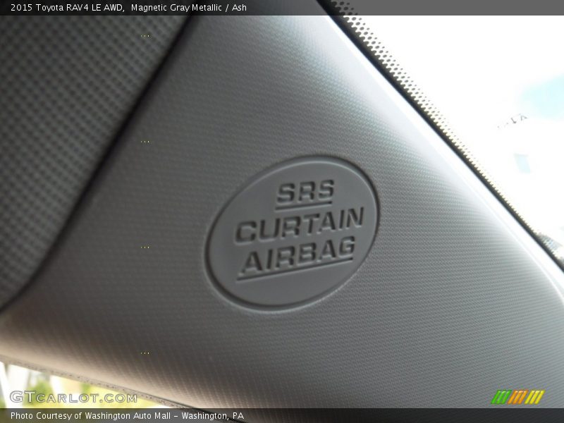Magnetic Gray Metallic / Ash 2015 Toyota RAV4 LE AWD