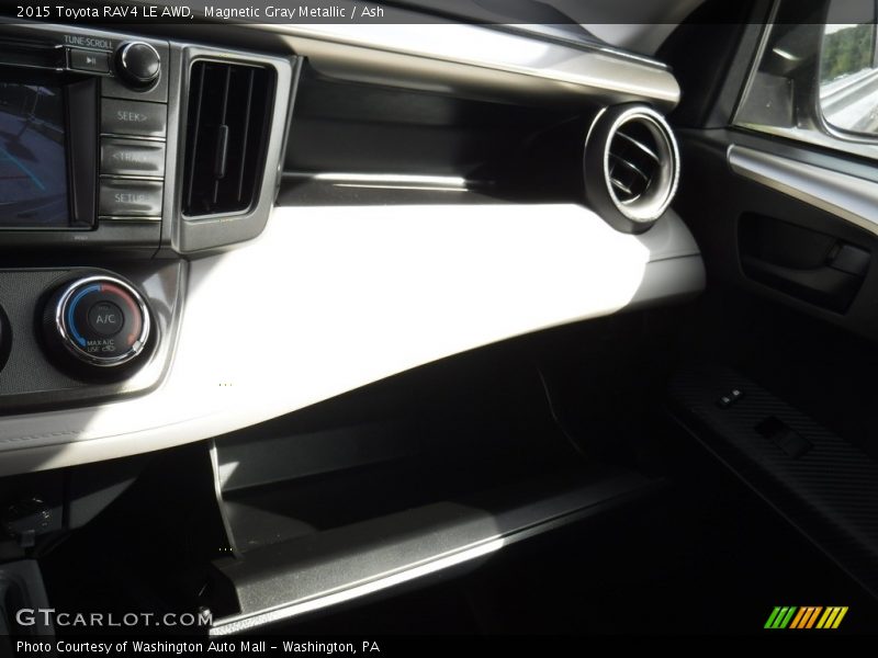 Magnetic Gray Metallic / Ash 2015 Toyota RAV4 LE AWD