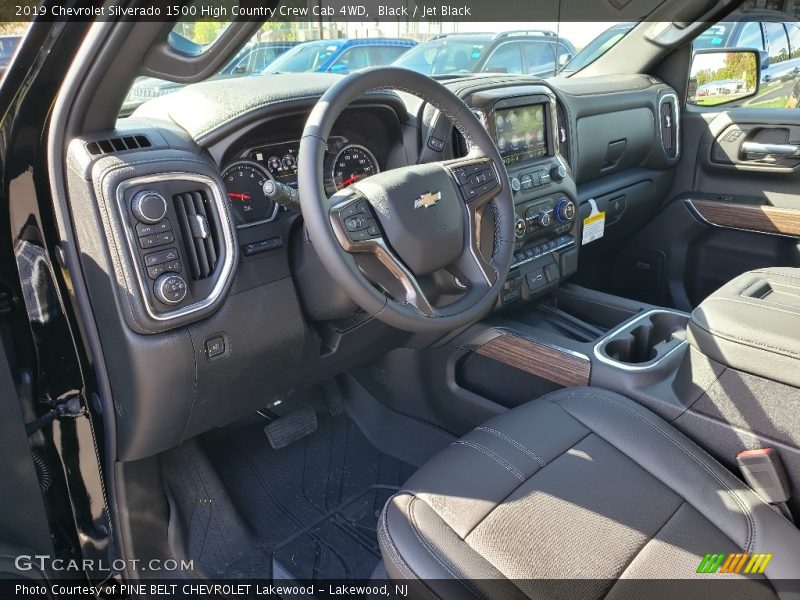 Black / Jet Black 2019 Chevrolet Silverado 1500 High Country Crew Cab 4WD