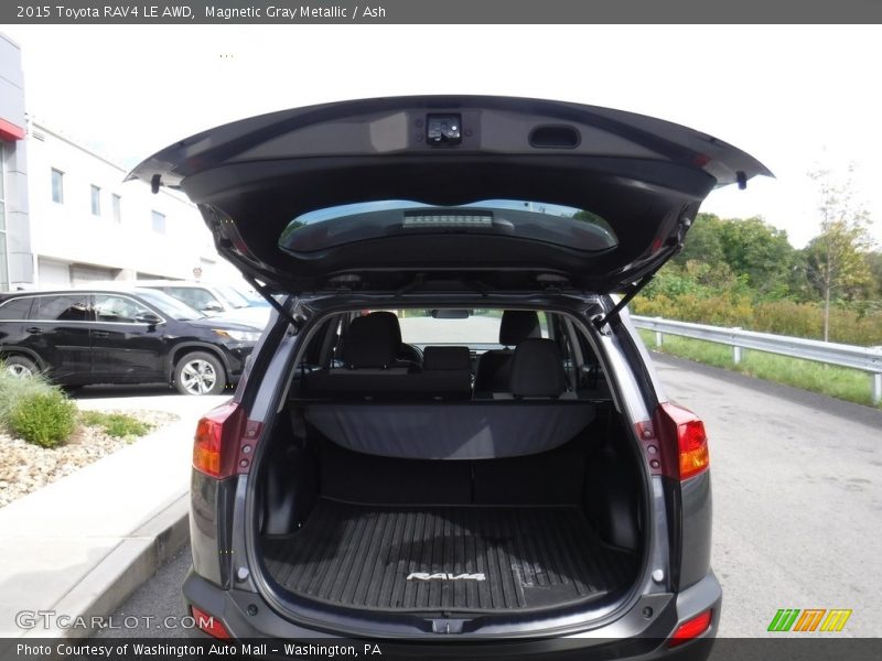 Magnetic Gray Metallic / Ash 2015 Toyota RAV4 LE AWD