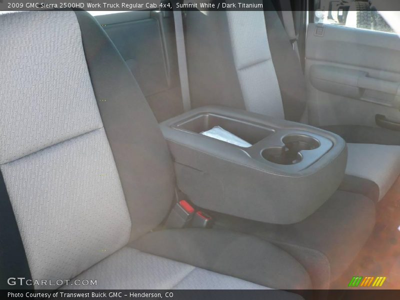 Summit White / Dark Titanium 2009 GMC Sierra 2500HD Work Truck Regular Cab 4x4