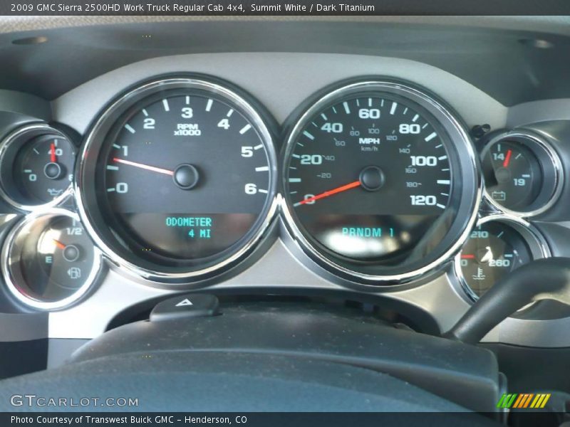 Summit White / Dark Titanium 2009 GMC Sierra 2500HD Work Truck Regular Cab 4x4