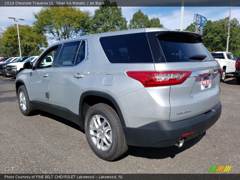 Silver Ice Metallic / Jet Black 2019 Chevrolet Traverse LS