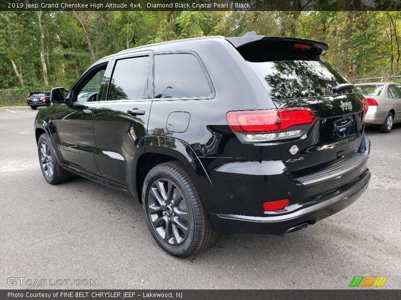 Diamond Black Crystal Pearl / Black 2019 Jeep Grand Cherokee High Altitude 4x4