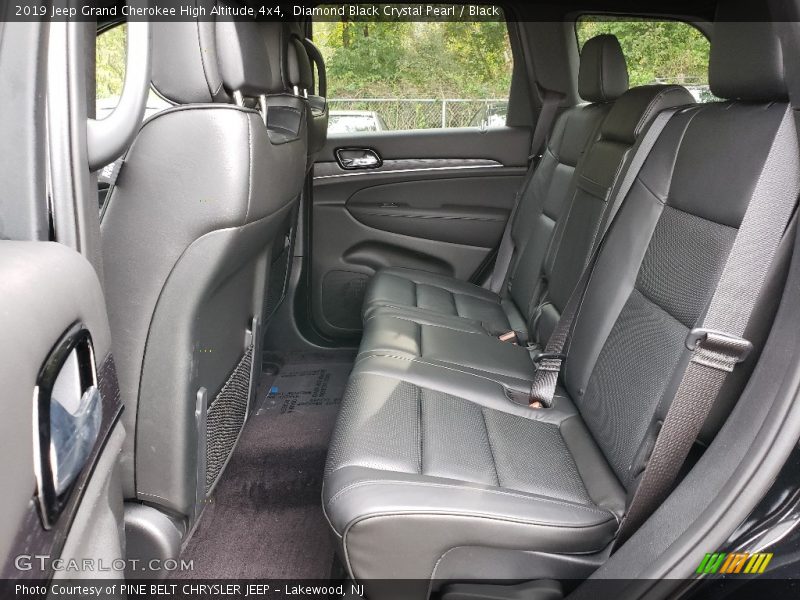 Rear Seat of 2019 Grand Cherokee High Altitude 4x4